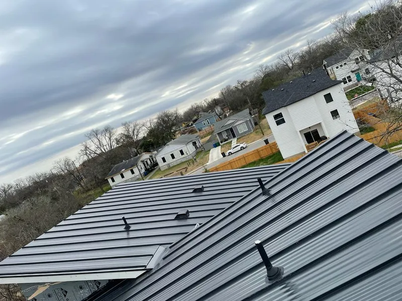 Standing seam metal roof panels with vents for Skylight Repair in Callaway
